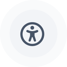 Accessible by default icon